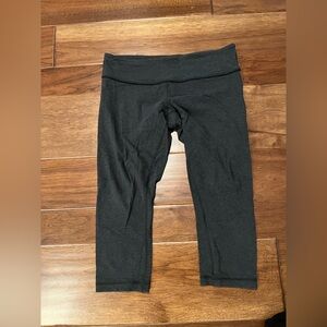Lululemon wunder under grey leggings size 12